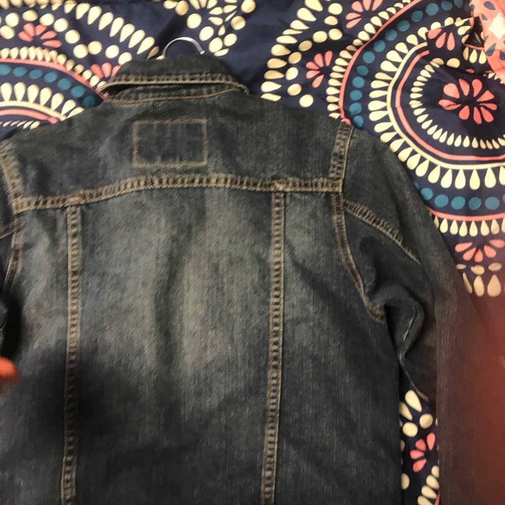 Faded denim jacket
